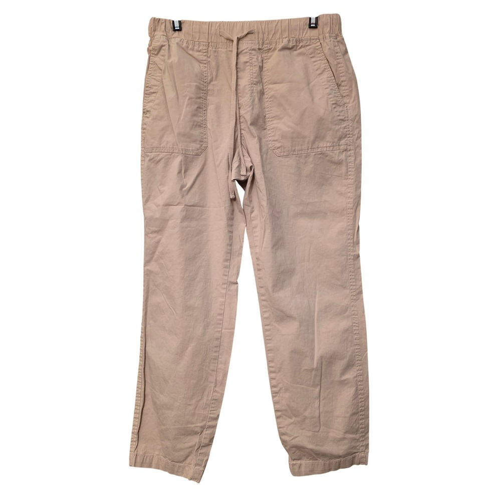 Sanctuary Re-Run Jogger Pants Tan Khaki Elastic Waist Cotton XP9132R3 Womens S